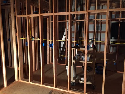 Framed Kitchen Wall