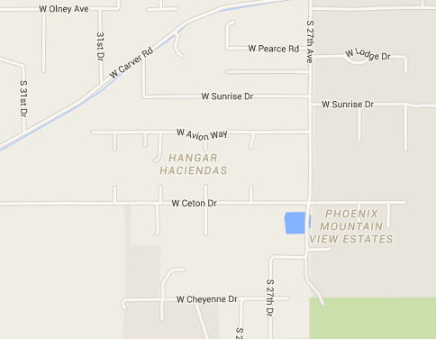 Hangars Hacienda on the Map