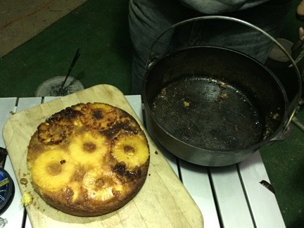 Dutch Oven Pineapple Upside Down Cake