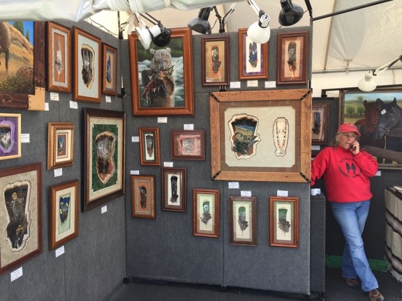 Janet's Booth at Tyson Wells