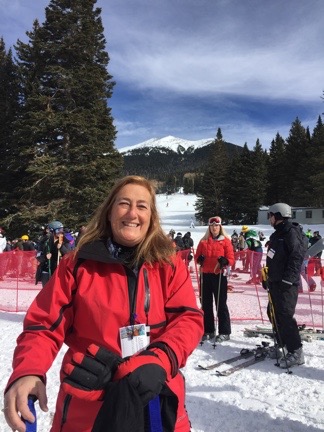 Maria Ready to Ski