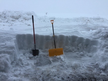 Two Thirds Done Shoveling