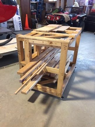 Wood Trolley