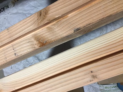 Grooved Wood