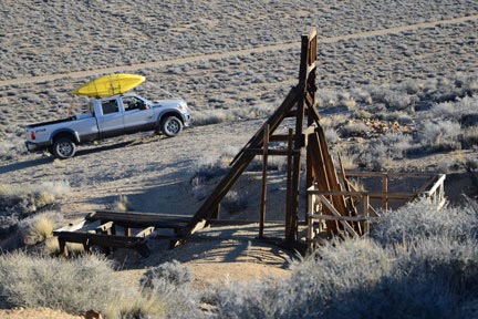 Mine Shaft and Truck