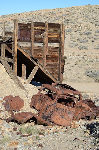 Mine Site with Truck