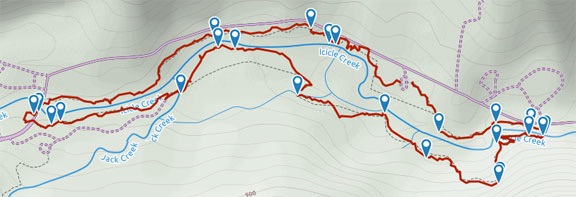 Icicle Creek Gorge Trail