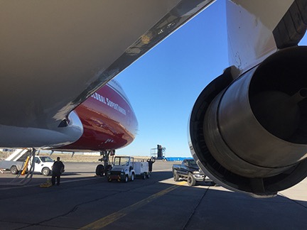 Under the 747