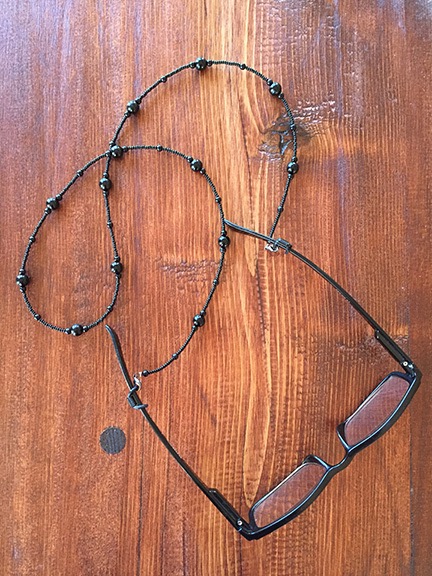 The chain on my glasses