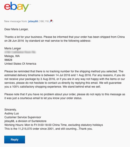 China Letter