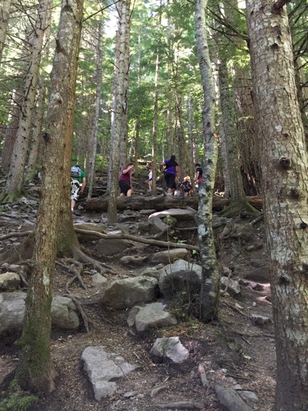 Hill Climb to Lindeman Lake