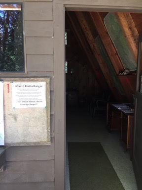 Ranger Station Door Open