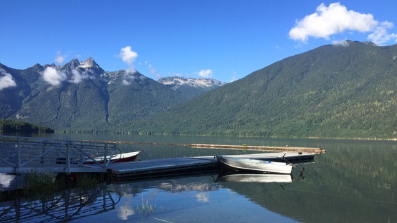 Hozomeen Dock at Ross Lake