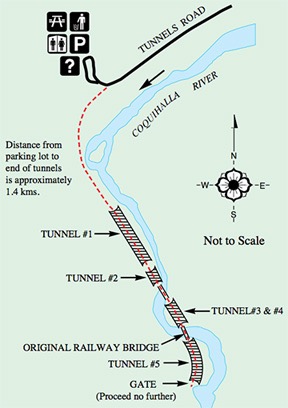 Othello Tunnels Map