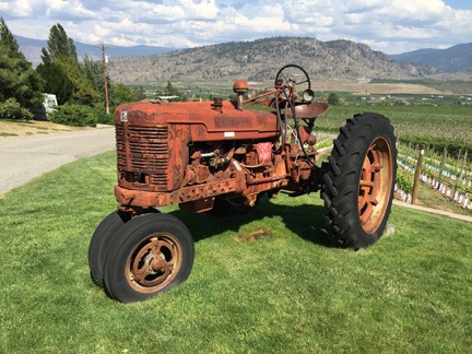 Tractor outside of Road 13