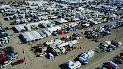Tyson Wells from the Air