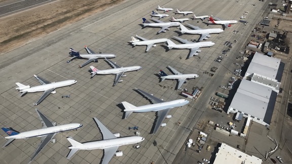 Planes at Victorville