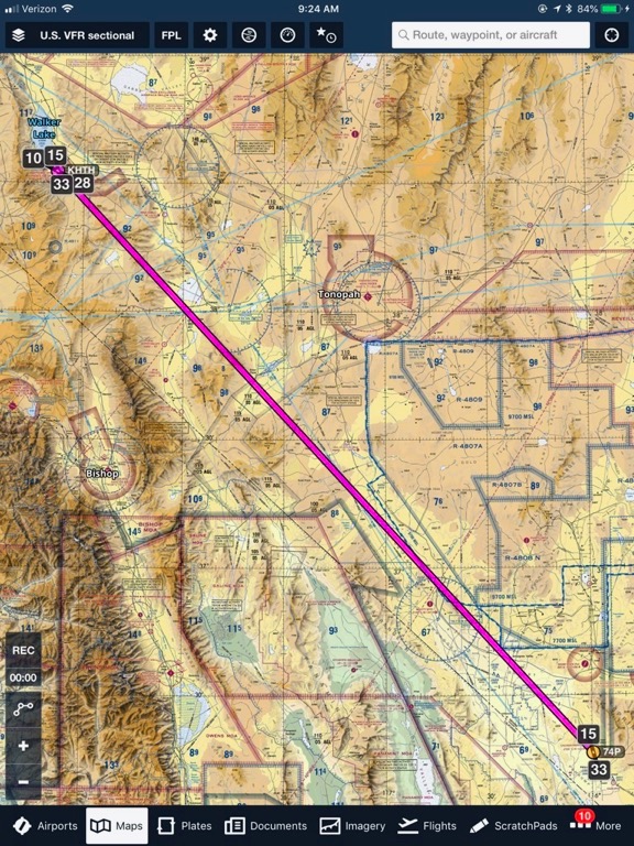 Pahrump to Hawthorne