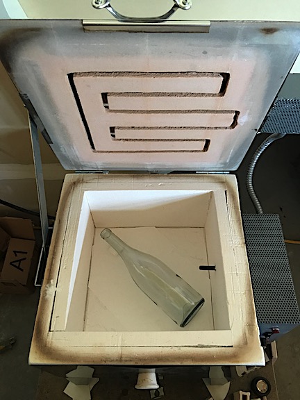Bottle in Kiln