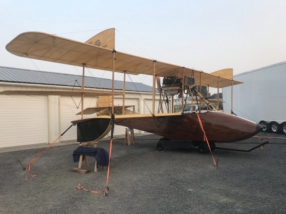 Curtis Flying Boat, Parked