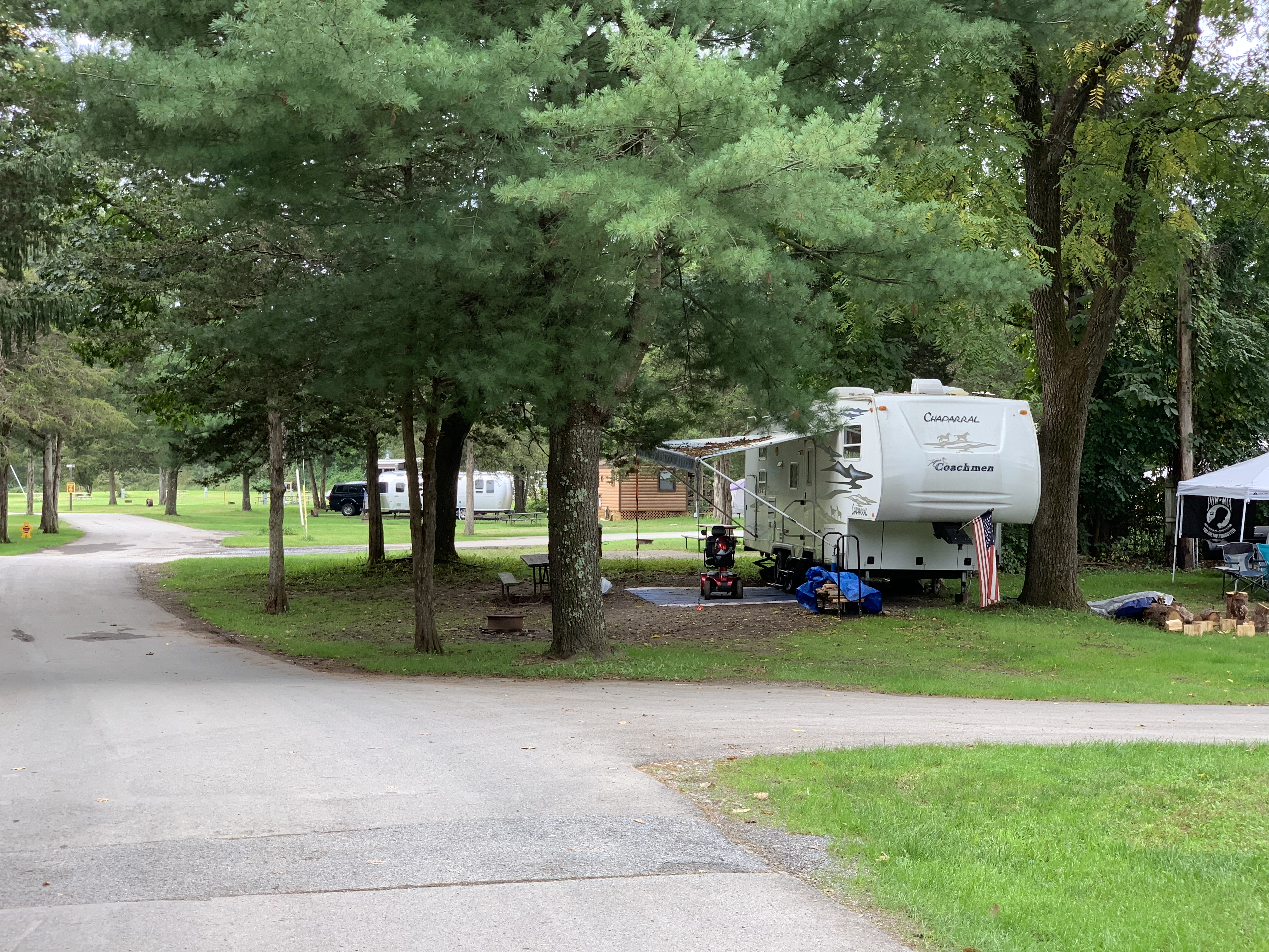 Family campsite.