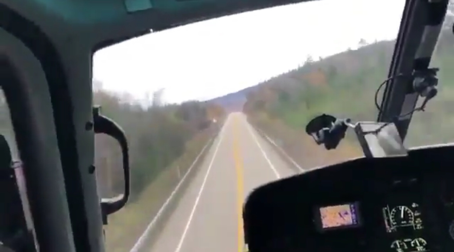 Helicopter video screenshot.
