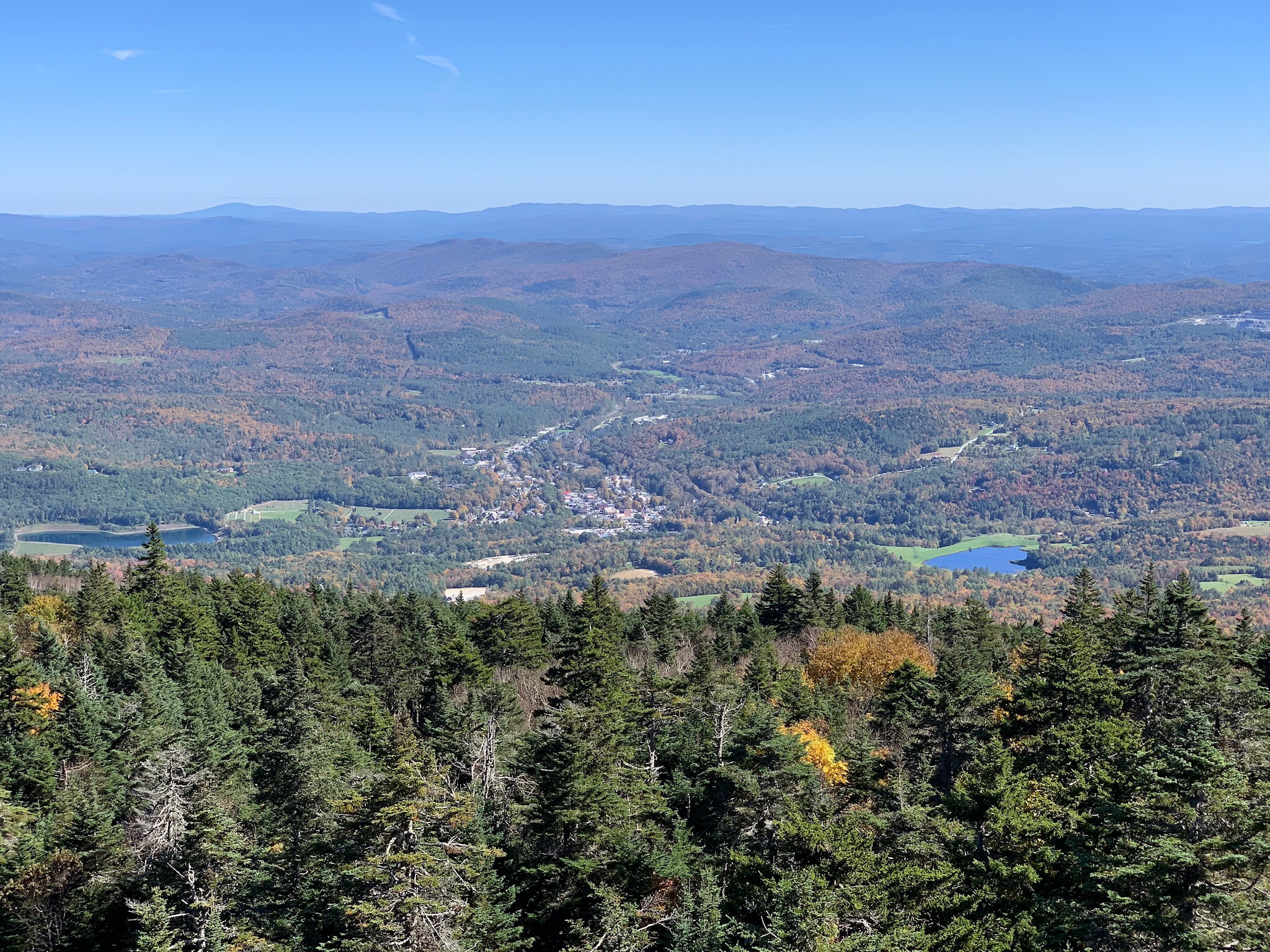 A view of Ludlow from the fire tower.