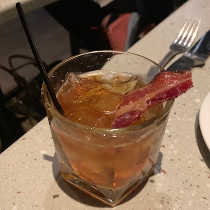 Cocktail with Bacon