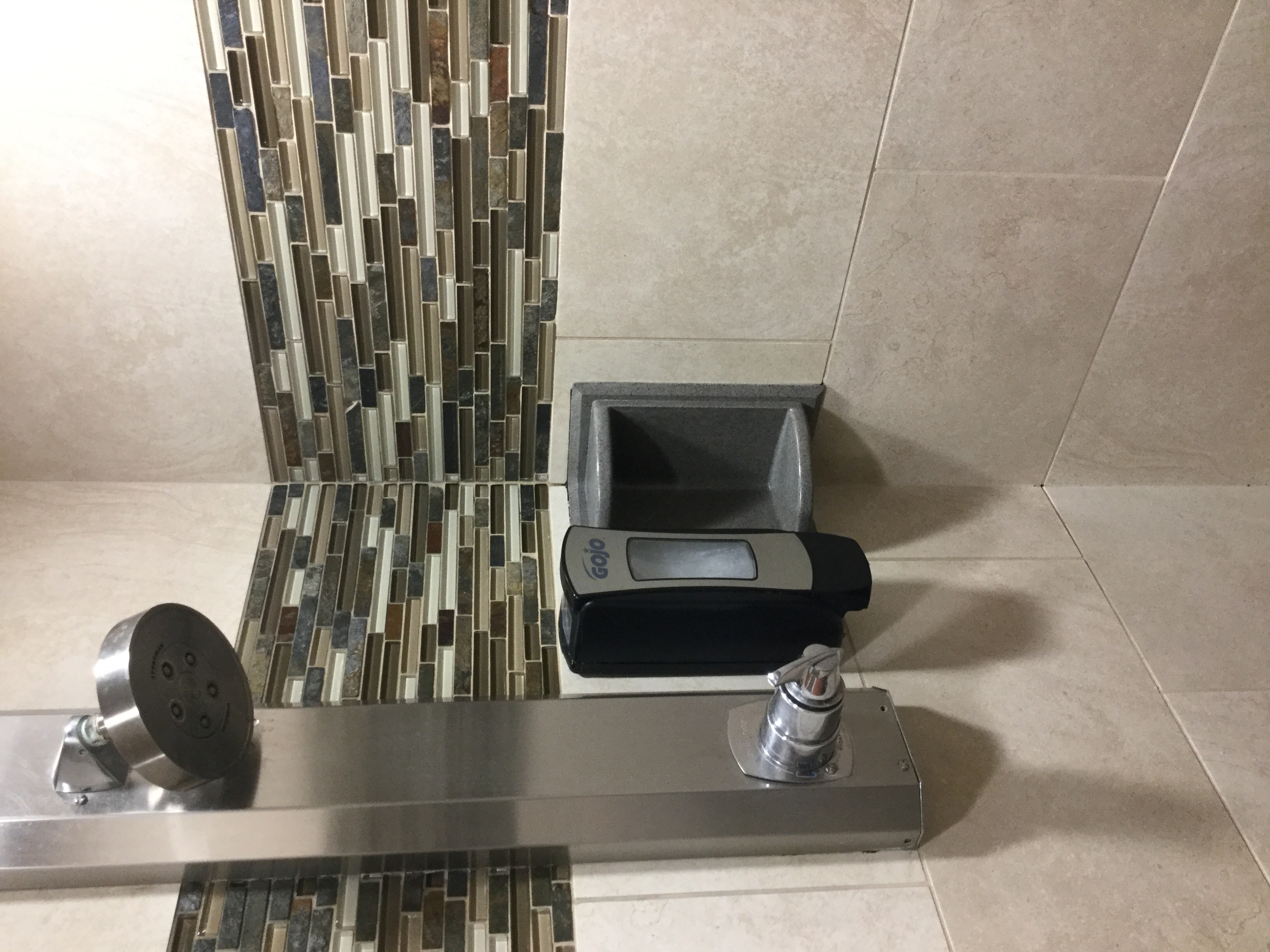 Shower stall.
