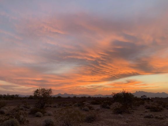 Plomosa Road Sunset