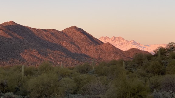 Four Peaks Sunset