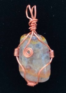 Bacon Agate Pendant