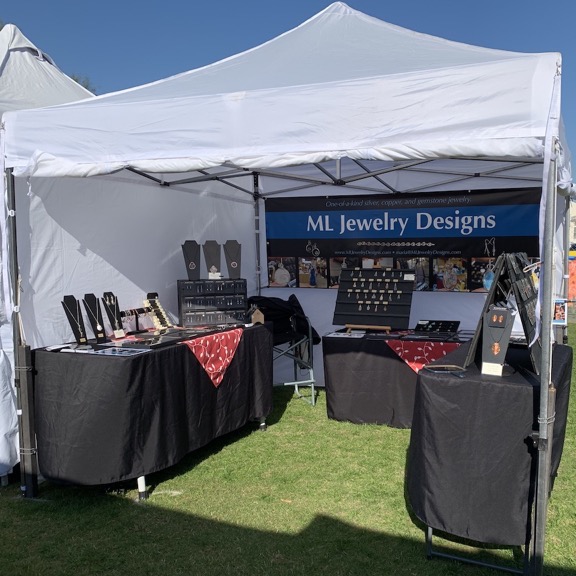 First booth setup
