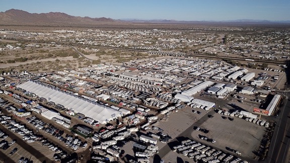 Quartzsite from the Air
