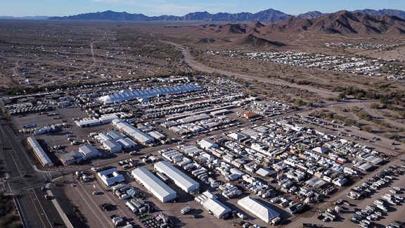 Quartzsite from the Air, 2020