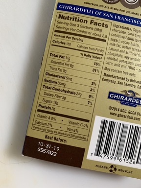 Chocolate Expiration Date