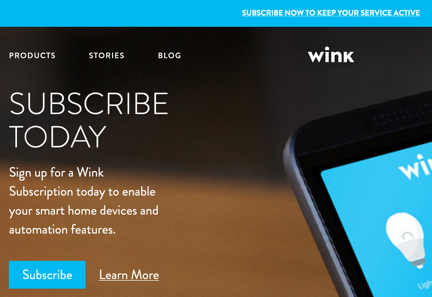 Wink Home Page