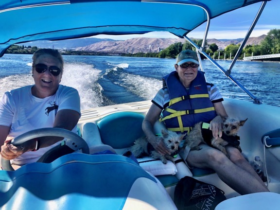 Motoring in my Boat