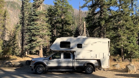 Camper at American River