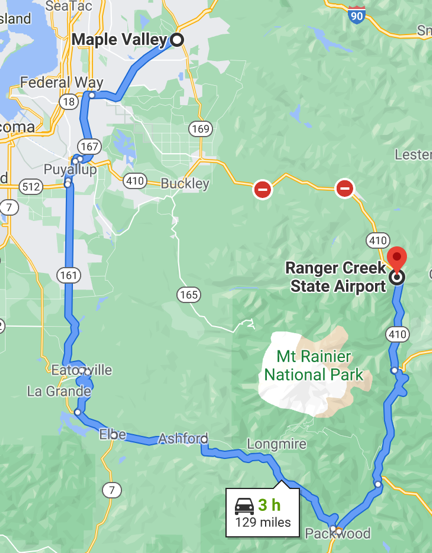 Route to Maple Valley