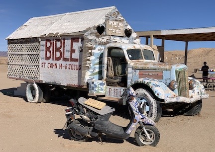 Truck at Salvation Mountain