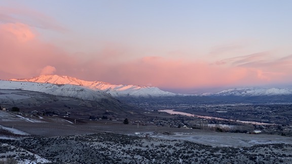 First Light with Fresh Snow