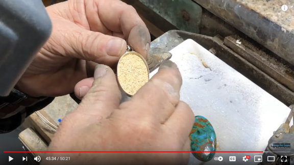 Sawdust in a Bezel