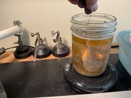 Using Liver of Sulfur
