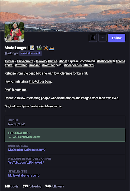 Me on Mastodon
