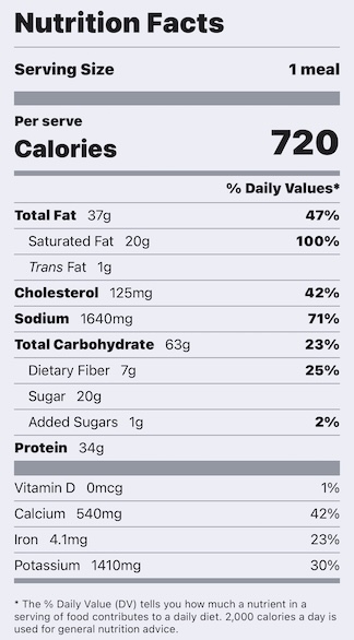 Nutrition Facts