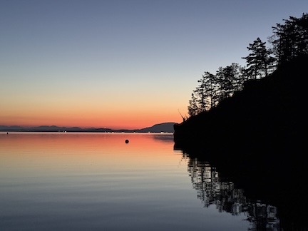 Predawn at Inati Bay