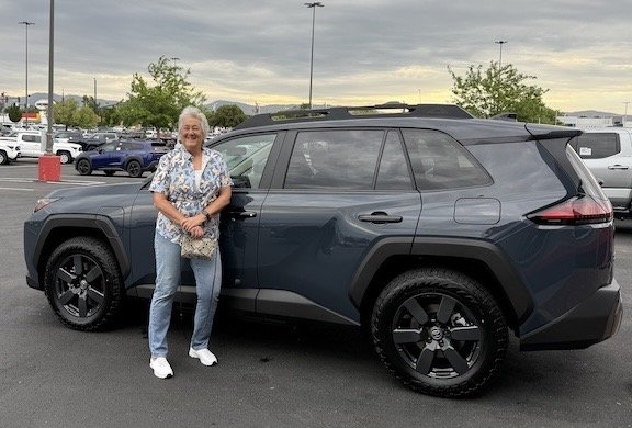 MariaPlusCar.JPG Me and my new car